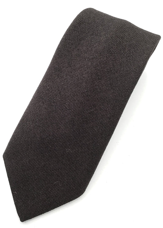 vintage brown tweed neck tie by Tootal