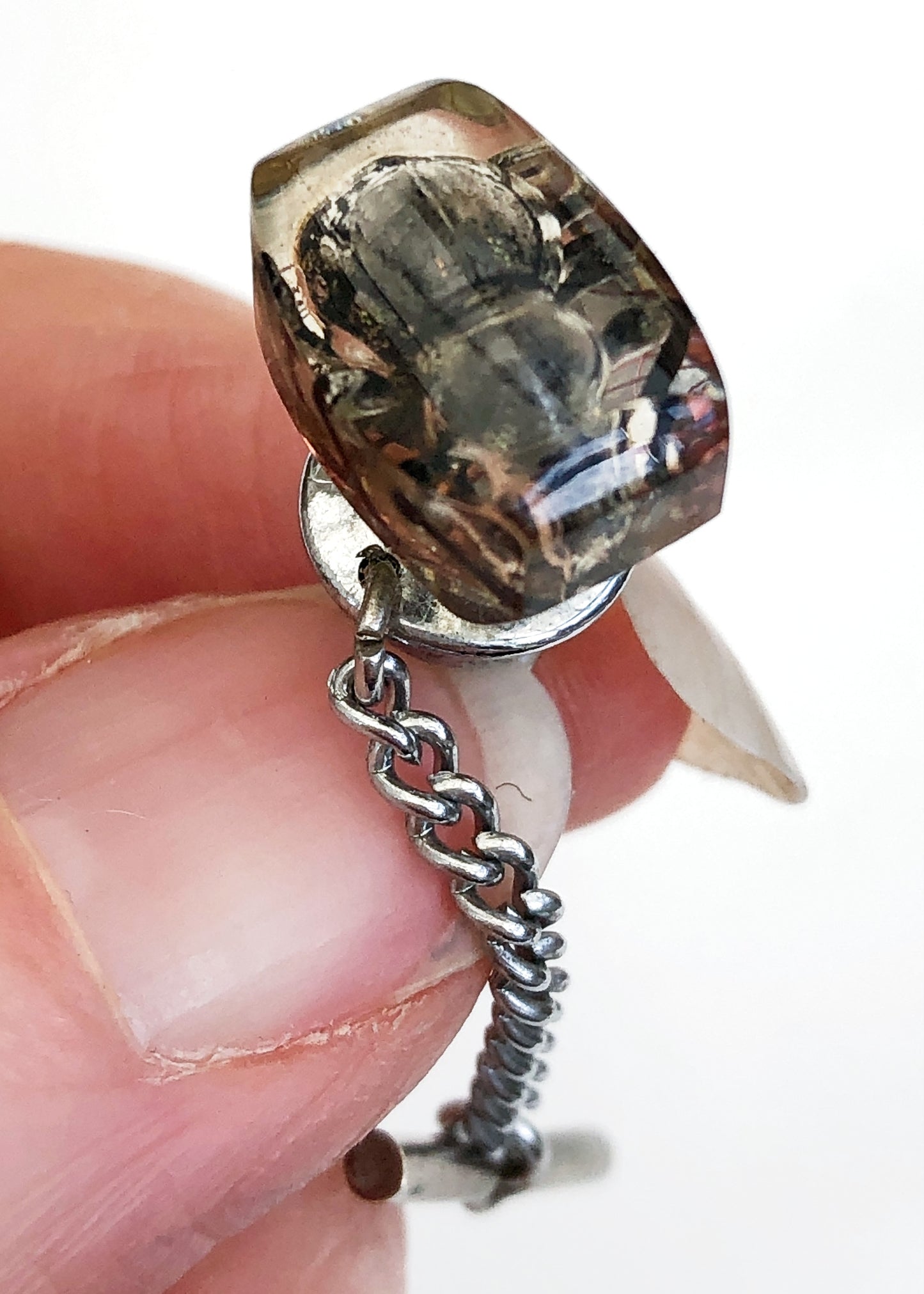 Vintage Beetle Bugs Resin Cufflinks & Tie Pin • Creepy Crawly Cufflinks