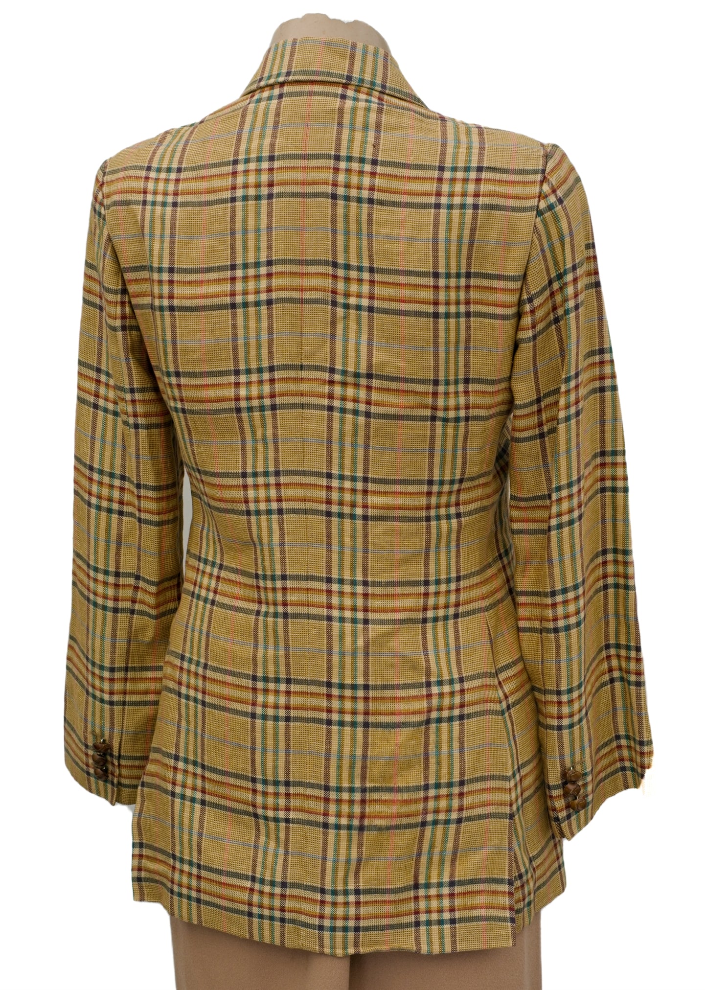 Women's Linen Hacking Jacket • Size 12 • DAKS