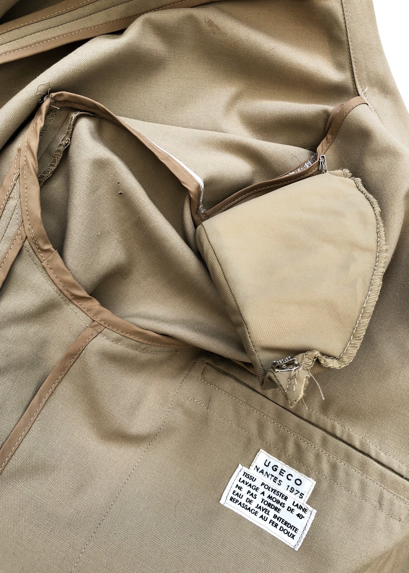 Vintage 1975 French Military Khaki Service Dress Uniform – Jacket & Trousers