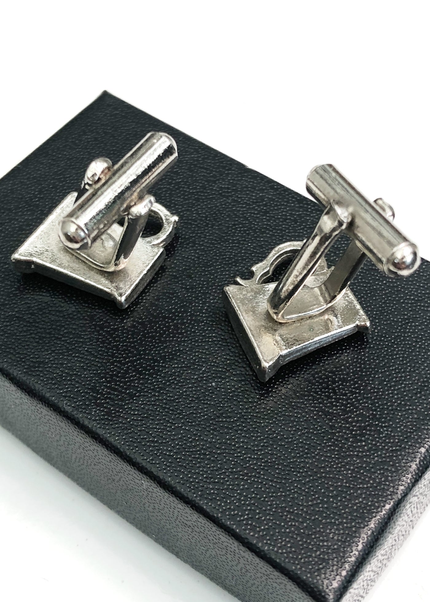 Vintage Novelty Tankard Cufflinks • Hammered Metal