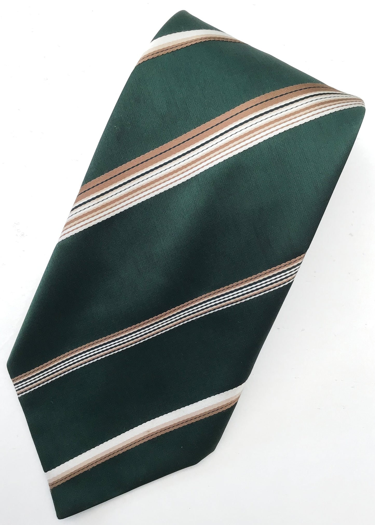 vintage St Michael green striped neck tie