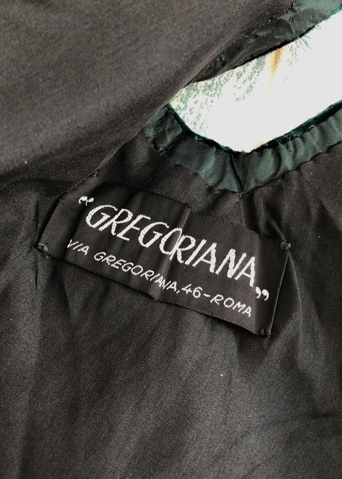 Vintage 60s Emerald Green Velvet Cocktail Dress • XS