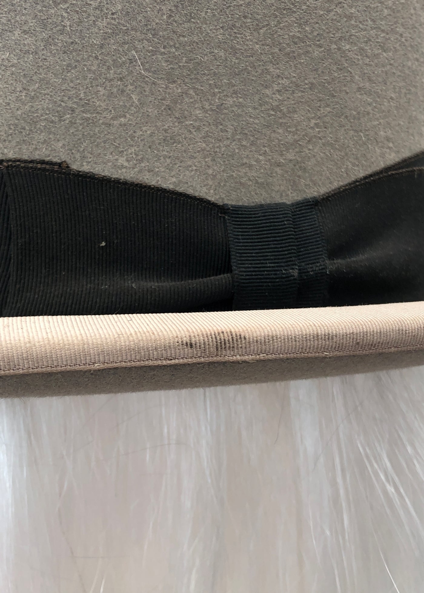 Vintage 60s Grey Dunn & Co Formal Top Hat • Ascot Hat