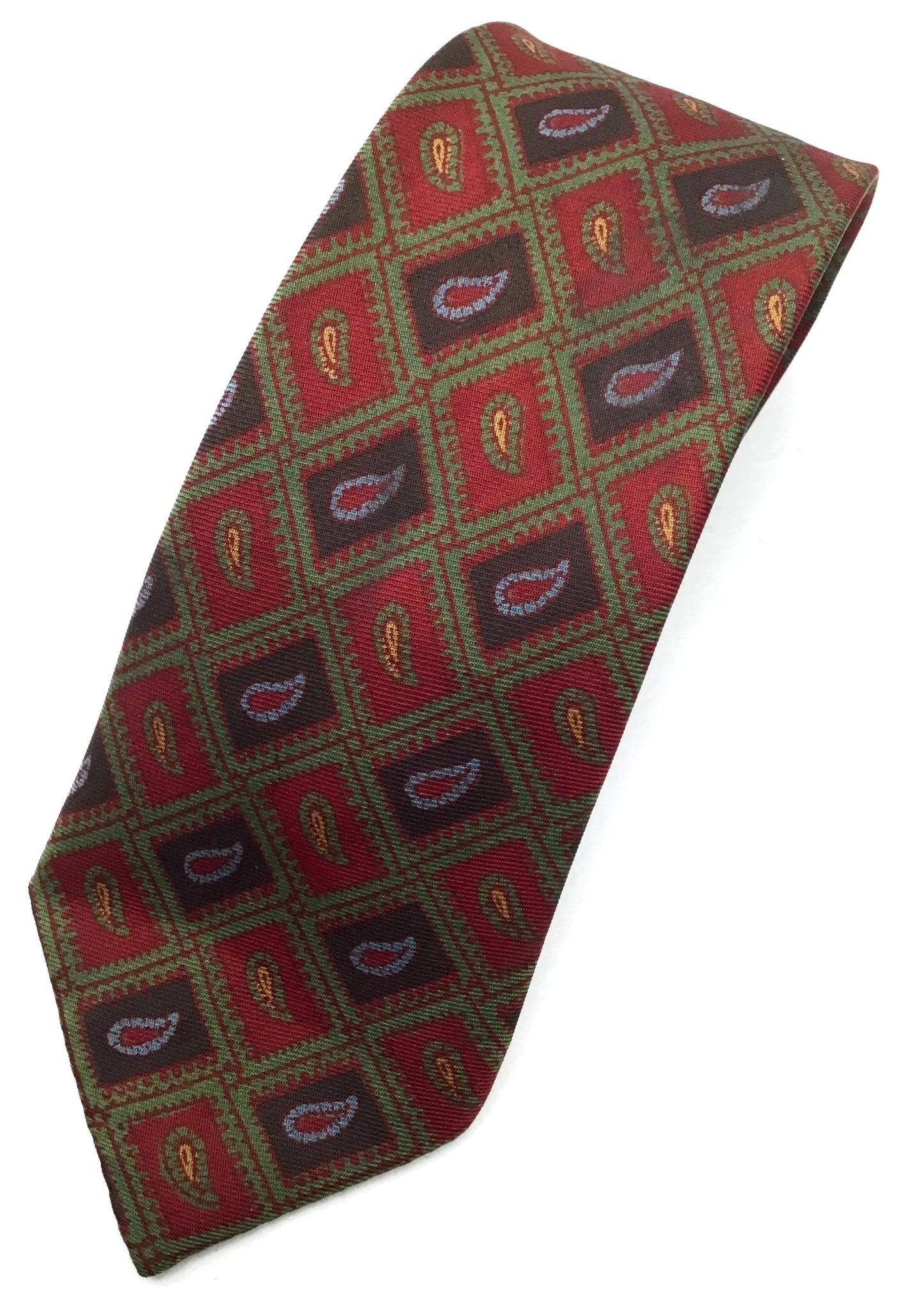 Vintage 1960s Silk Tie by Alfred Honney •John Comfort NeckTie