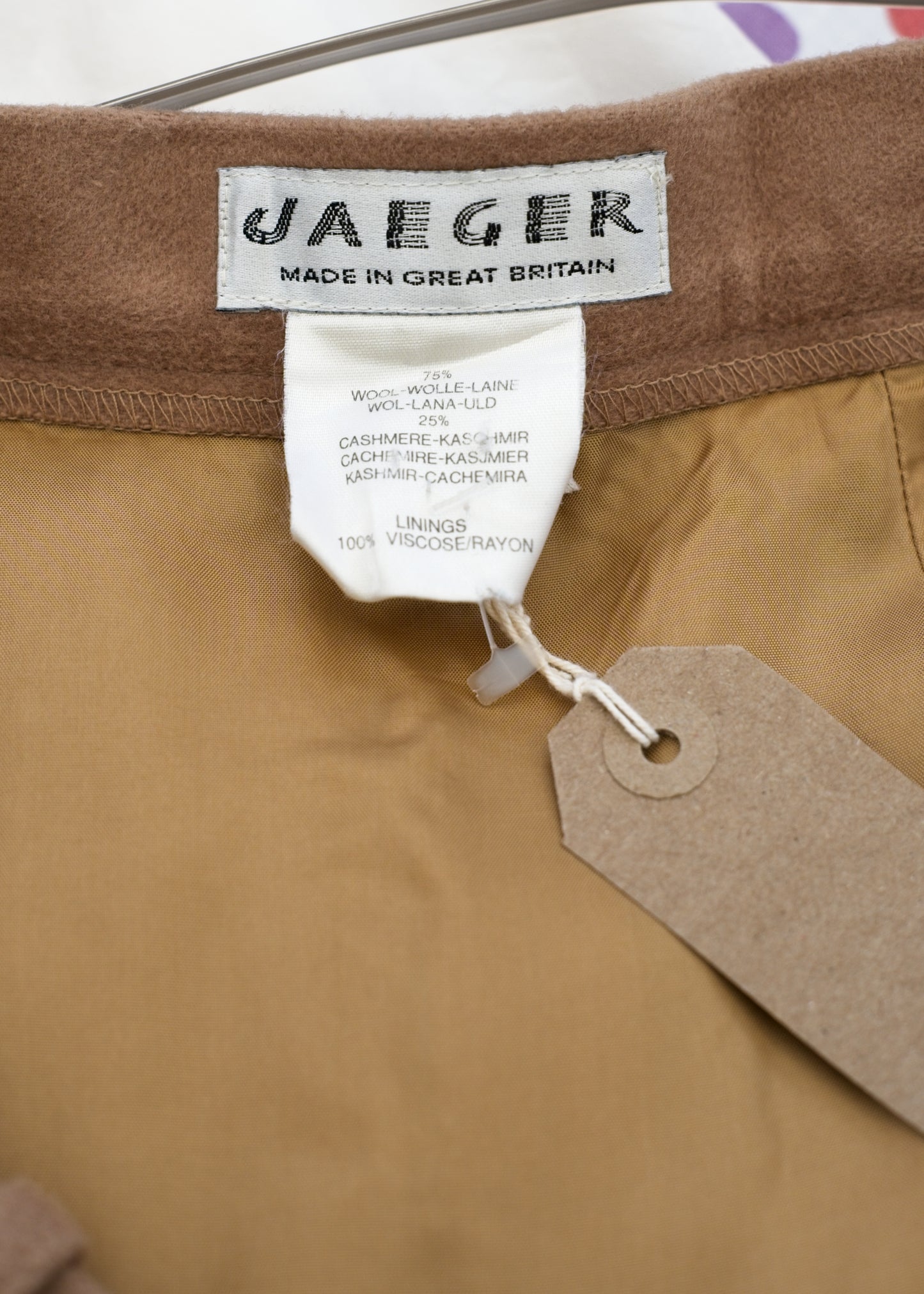 Jaeger made in Great Britain cashmere skirt