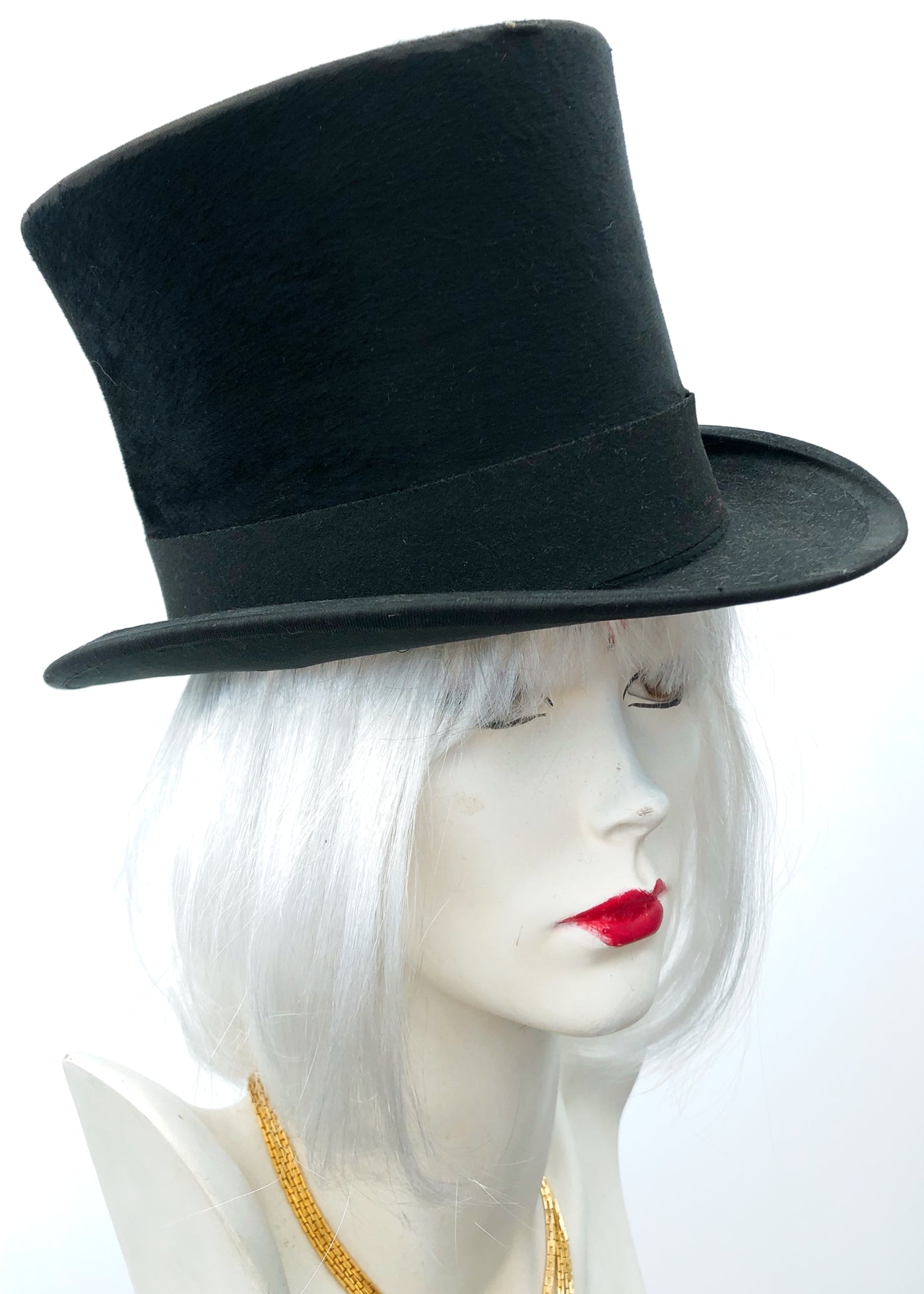 Vintage Christie's James Reid Black Top Hat • Wounded