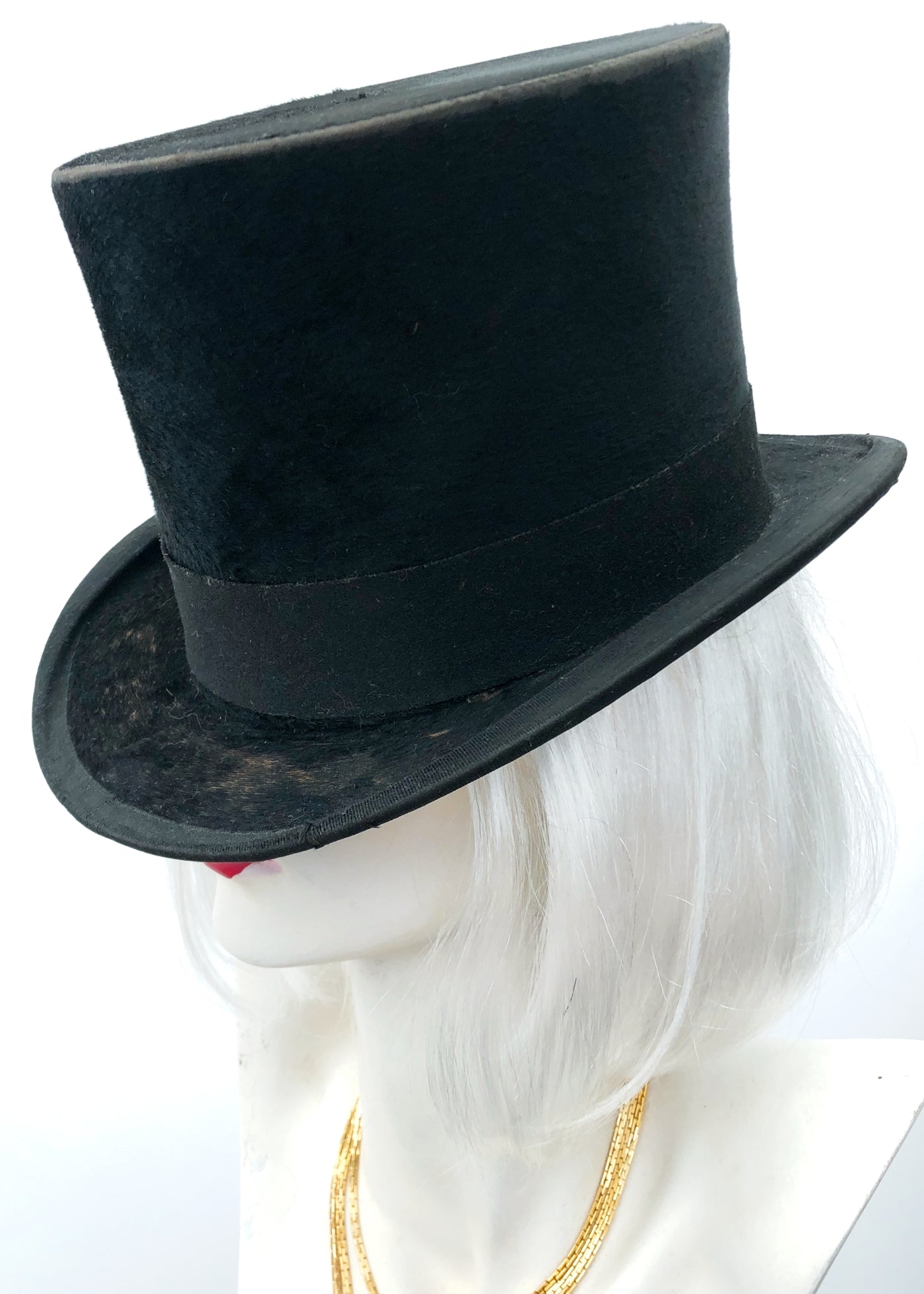 Vintage Christie's James Reid Black Top Hat • Wounded