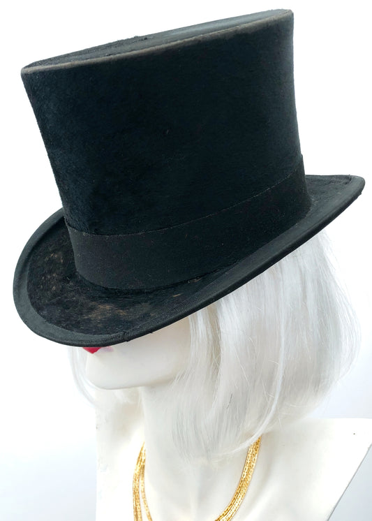 Vintage Christie's James Reid Black Top Hat • Wounded