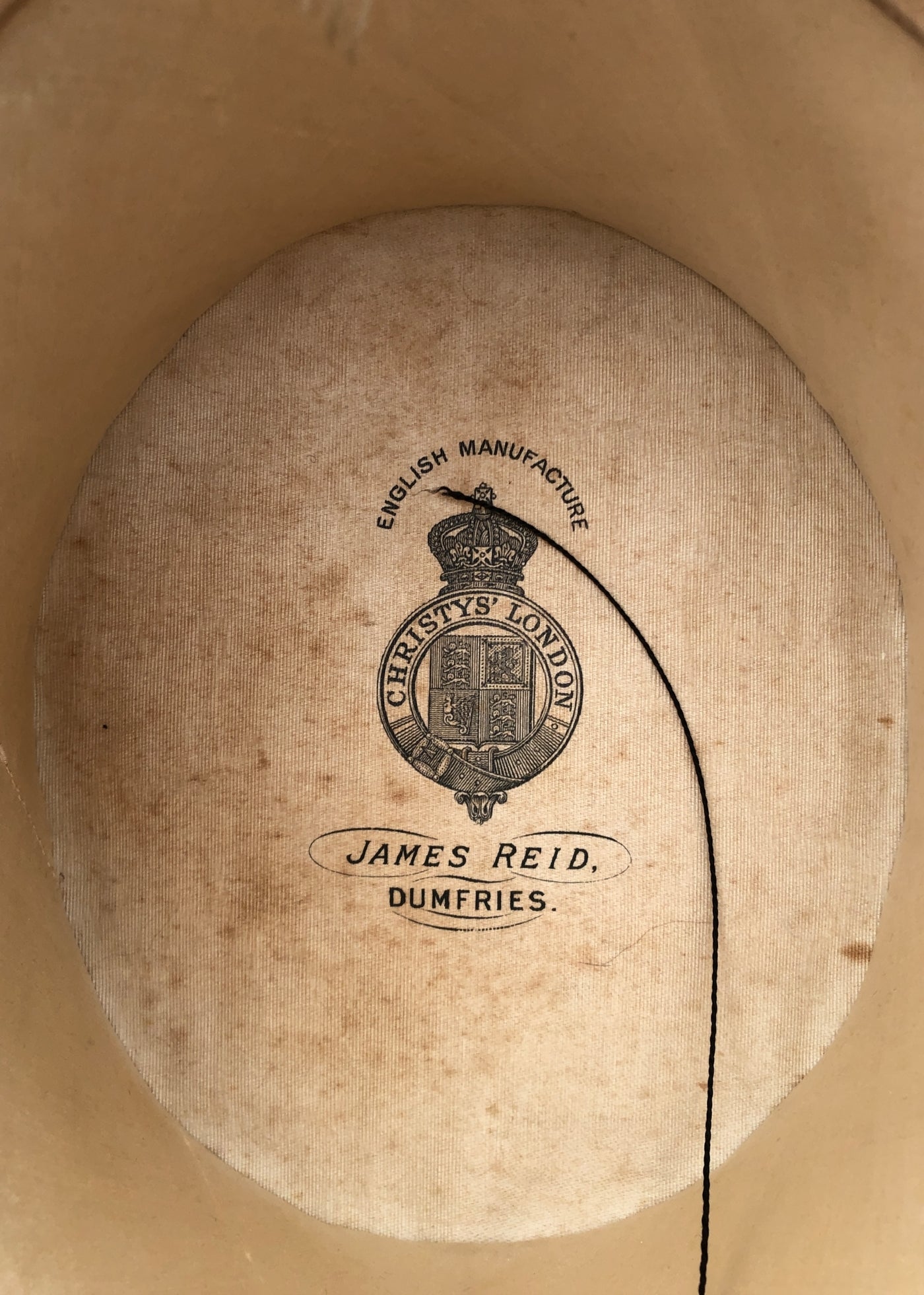 Vintage Christie's James Reid Black Top Hat • Wounded