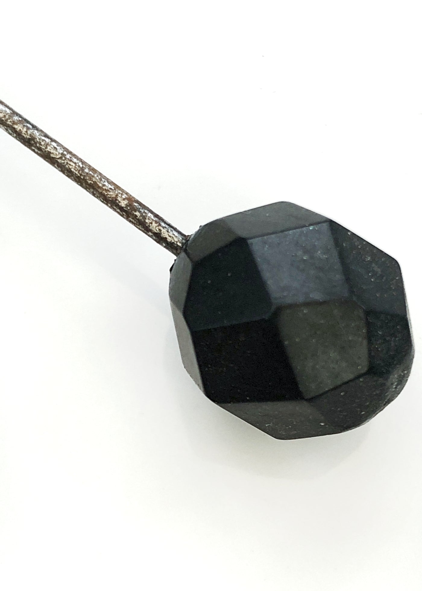 Vintage Whitby Jet Hat Pin • Hat Flash