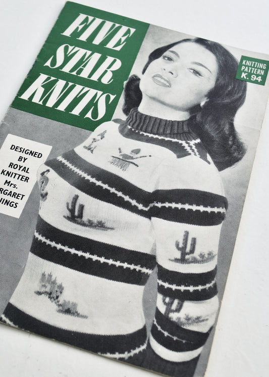 Vintage Five Star Knits • Knitting Pattern K94