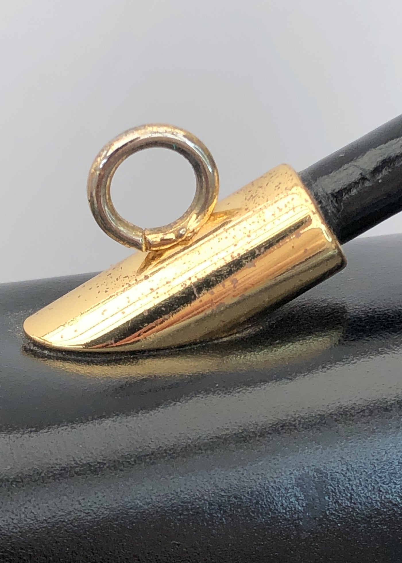 Vintage 80s Large Black Leather Handbag • Briefcase