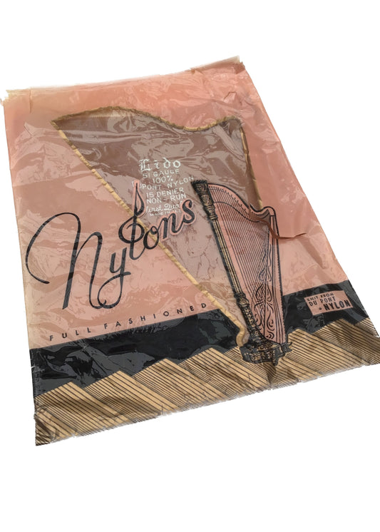 Vintage Lido Full Fashioned Nylon Stockings • 15 Denier