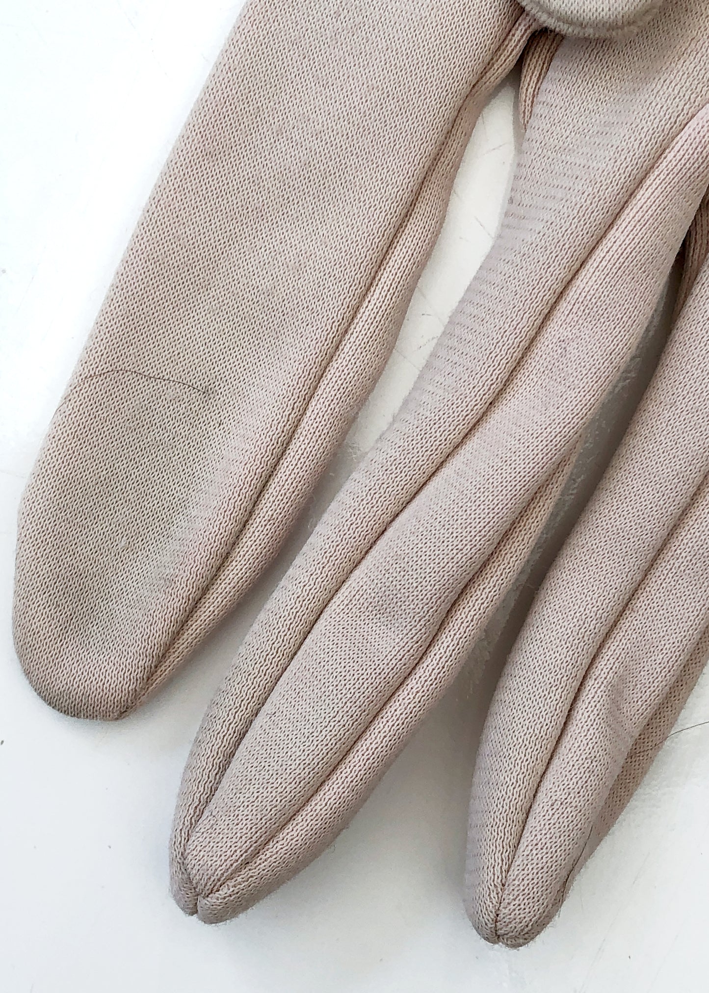 1960s Vintage Neutral Beige Long Evening Gloves • Size 7