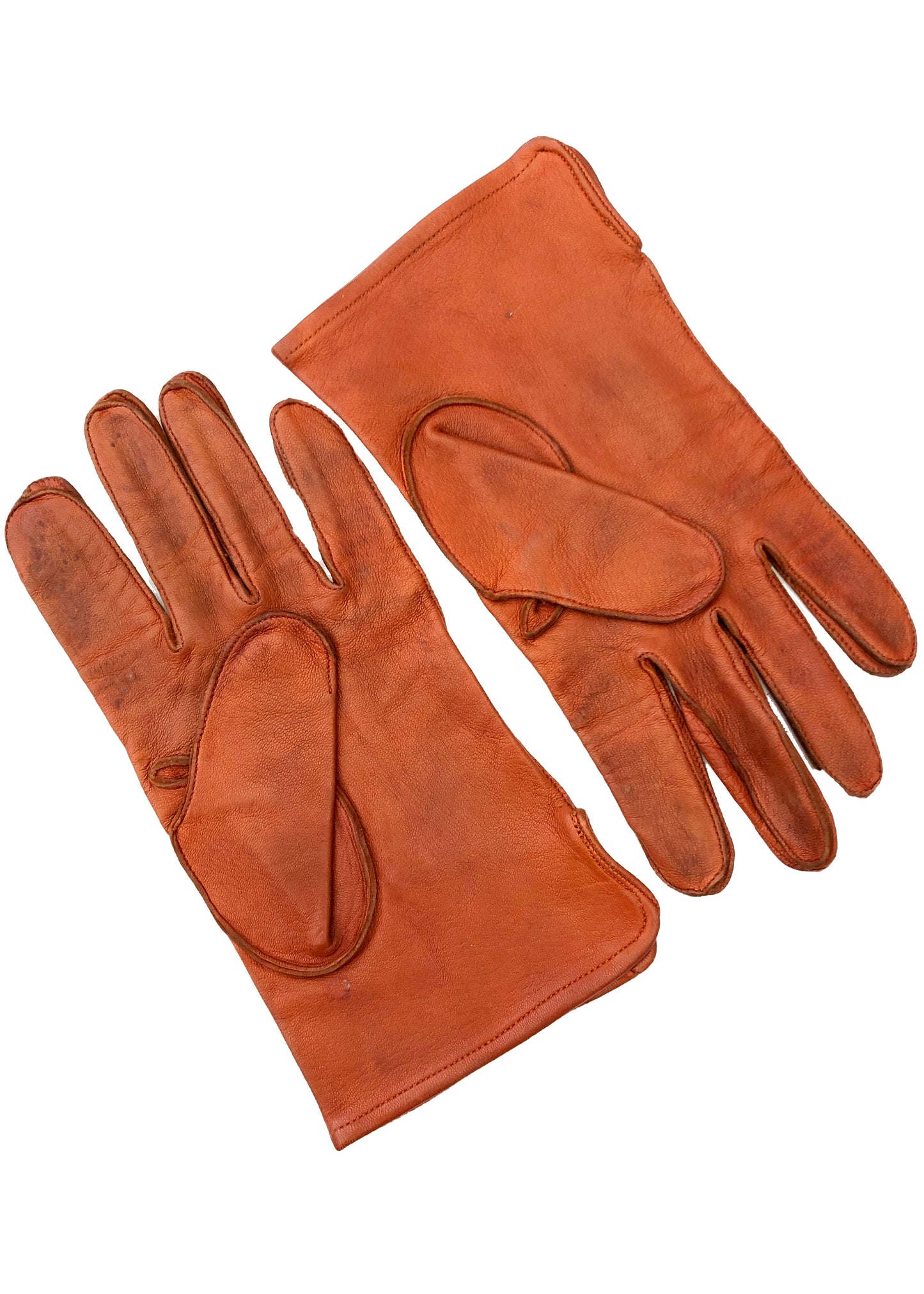 Men's Vintage Butter Soft Tan Leather Driving Gloves