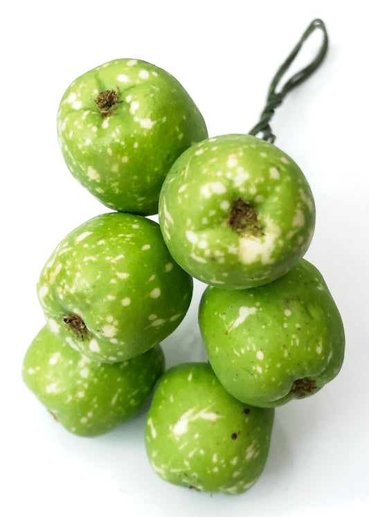 Vintage Millinery Green Crab Apples Bunch