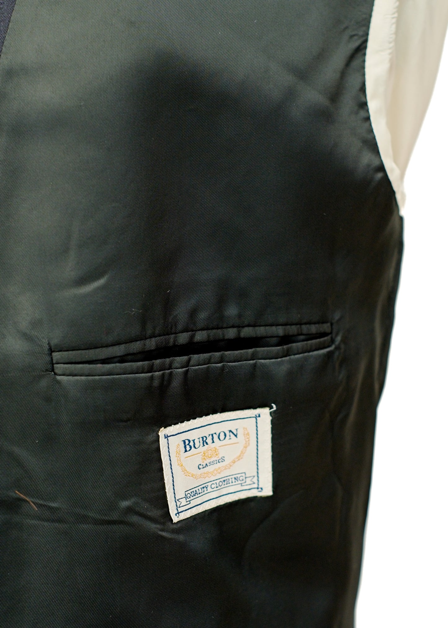 Men's Vintage Burton's Double Breasted Navy Blazer • 42R