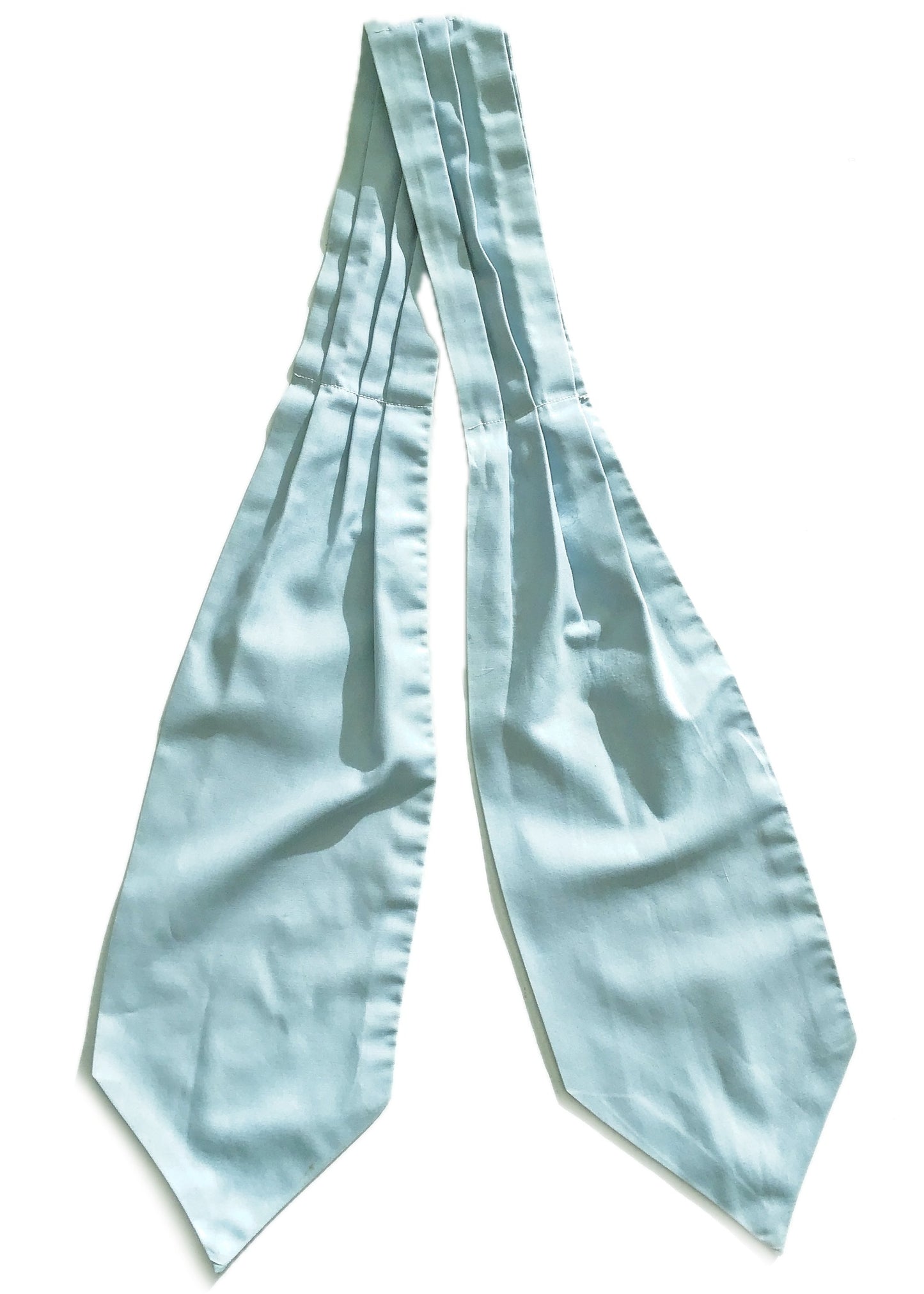 Vintage Pale Blue Cotton Cravat