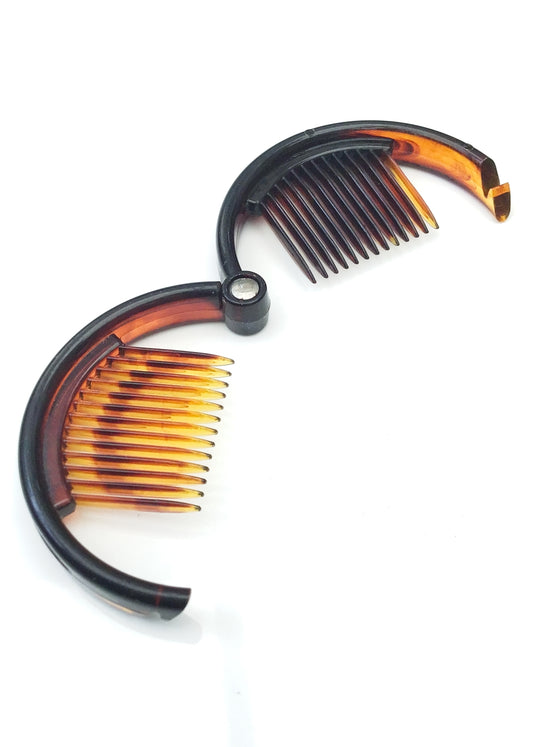 Vintage 50s Pony Tail Plastic Hair Comb Clip