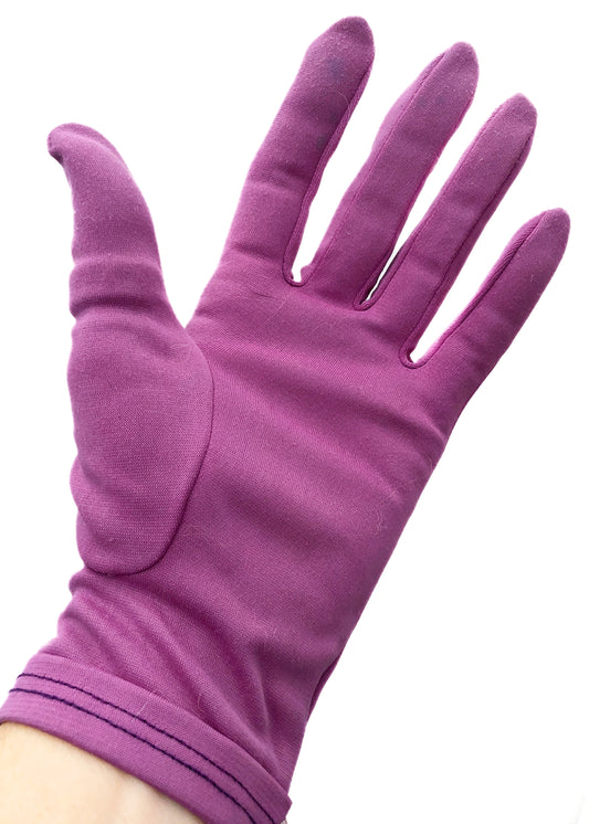 Vintage Purple Short Stretch Day Gloves