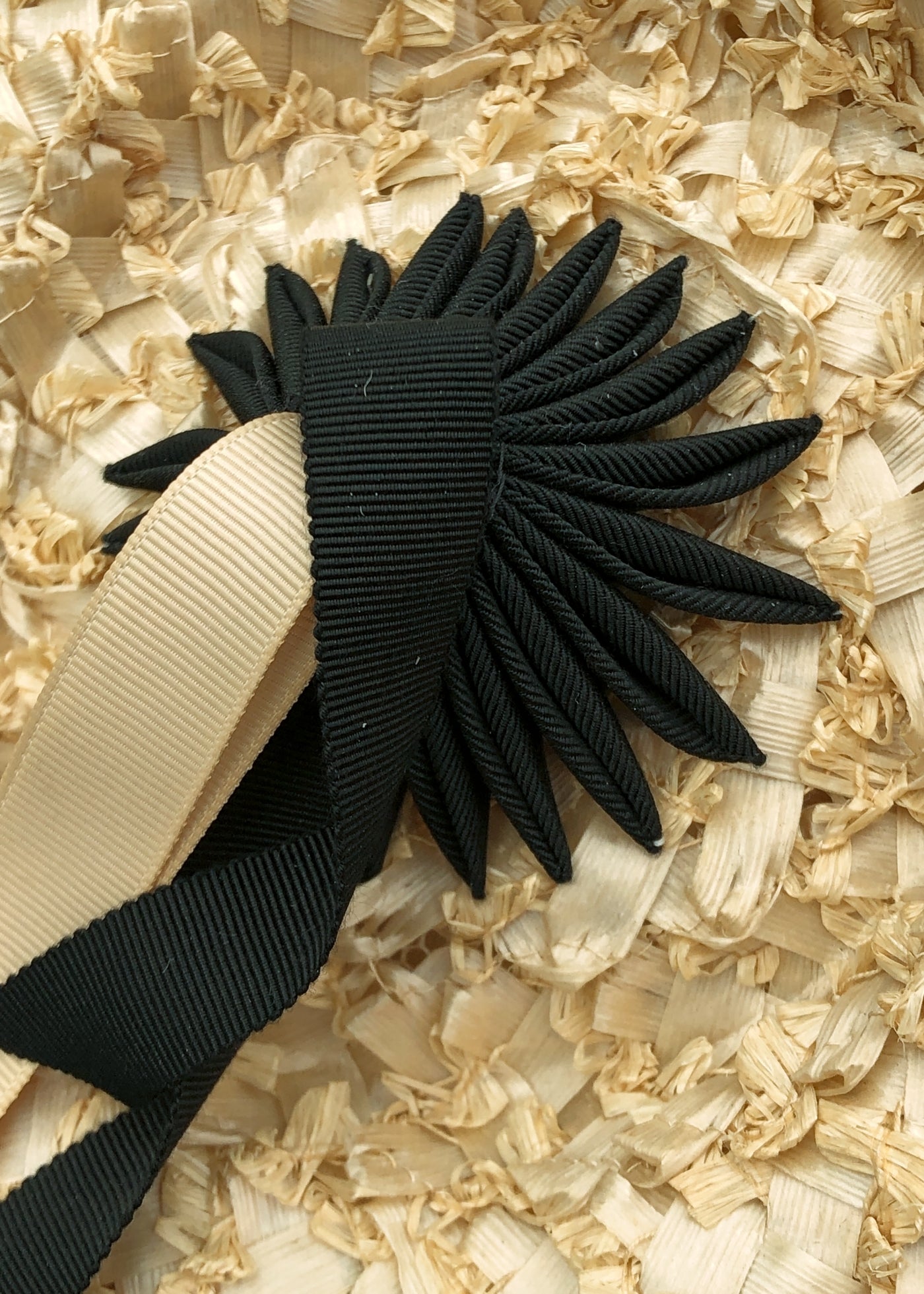 Vintage 60s Raffia Pillbox Hat • John Wanamaker