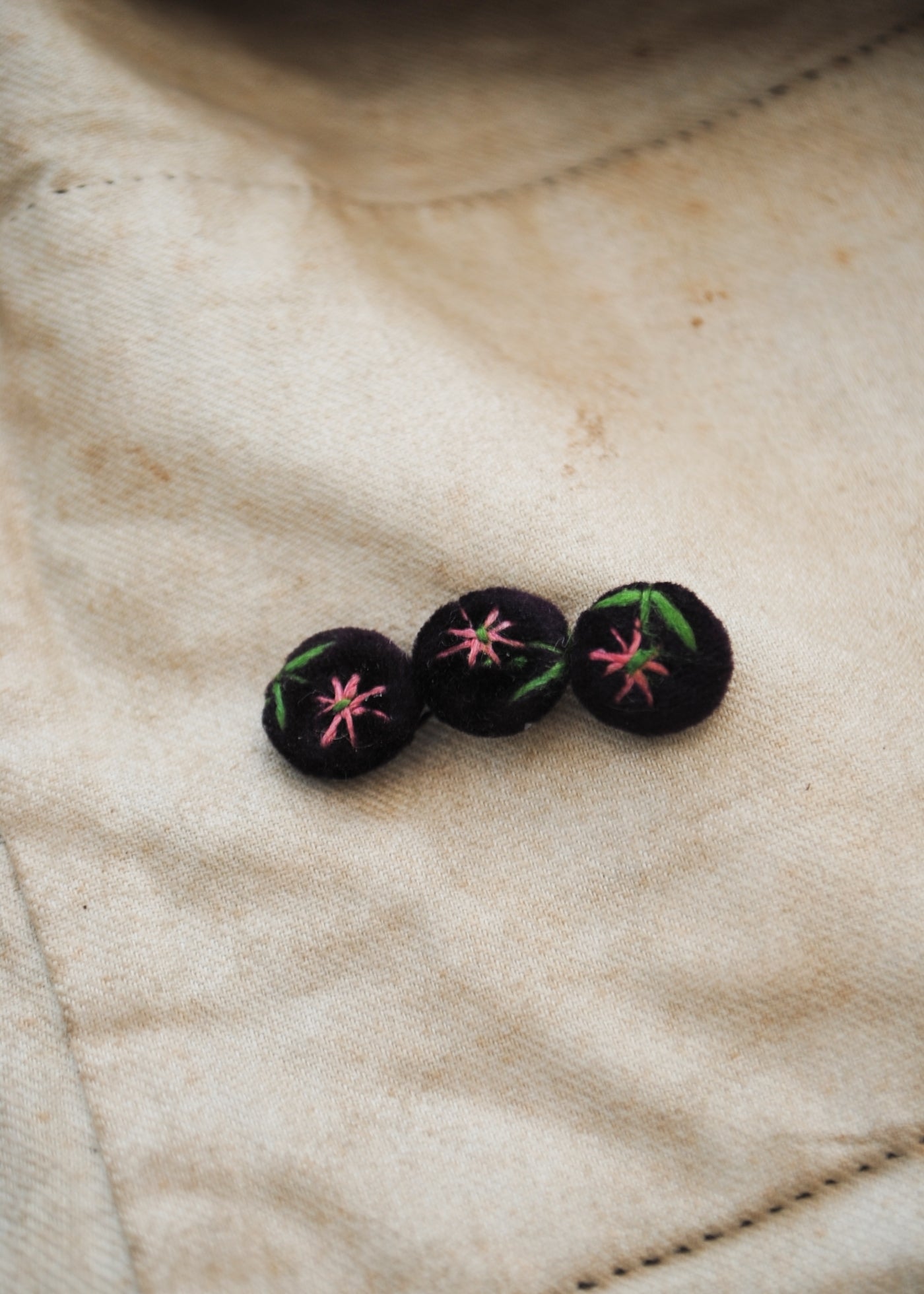 Genuine Vintage Regency Georgian Plum Velvet Embroidered Waistcoat