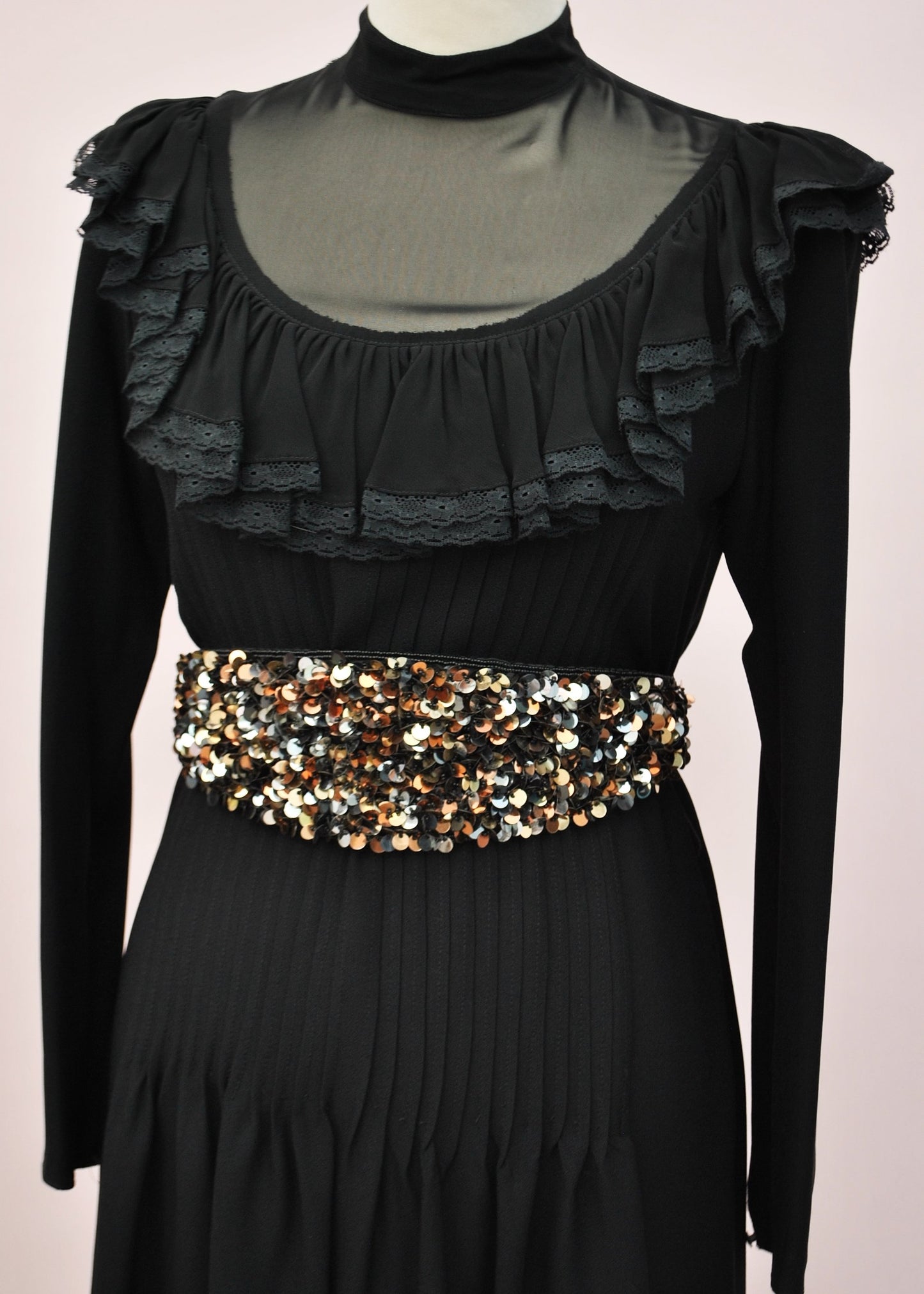 Sequin Beaded Elasticated Belt Cincher