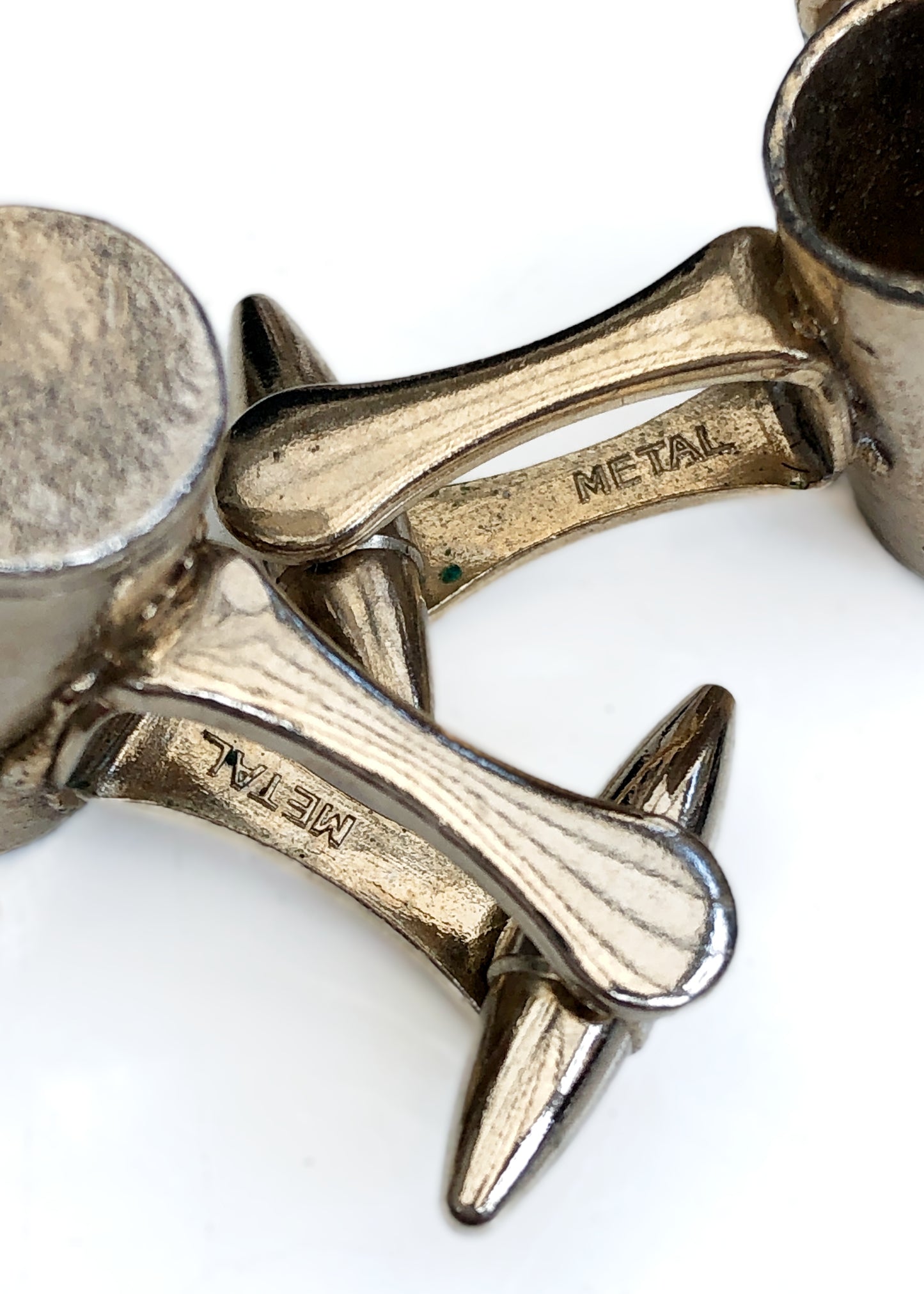 Vintage Novelty Tankard Cufflinks • Lion Emblem