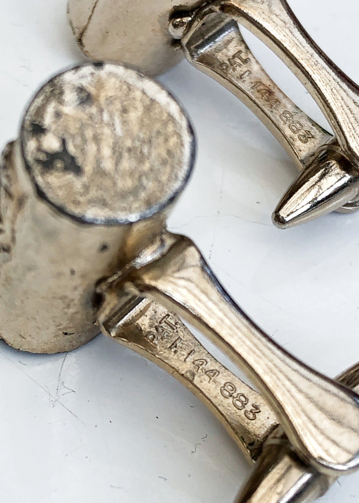 Vintage Novelty Tankard Cufflinks • Lion Emblem