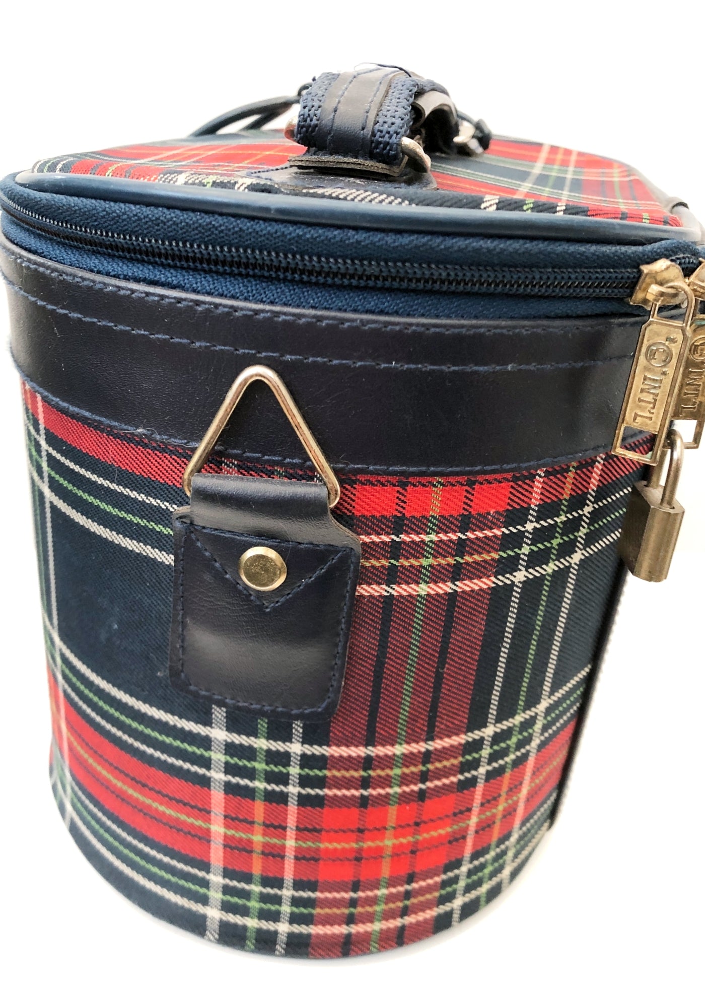 Vintage Constellation Tartan Vanity Case • Travel Flight Case