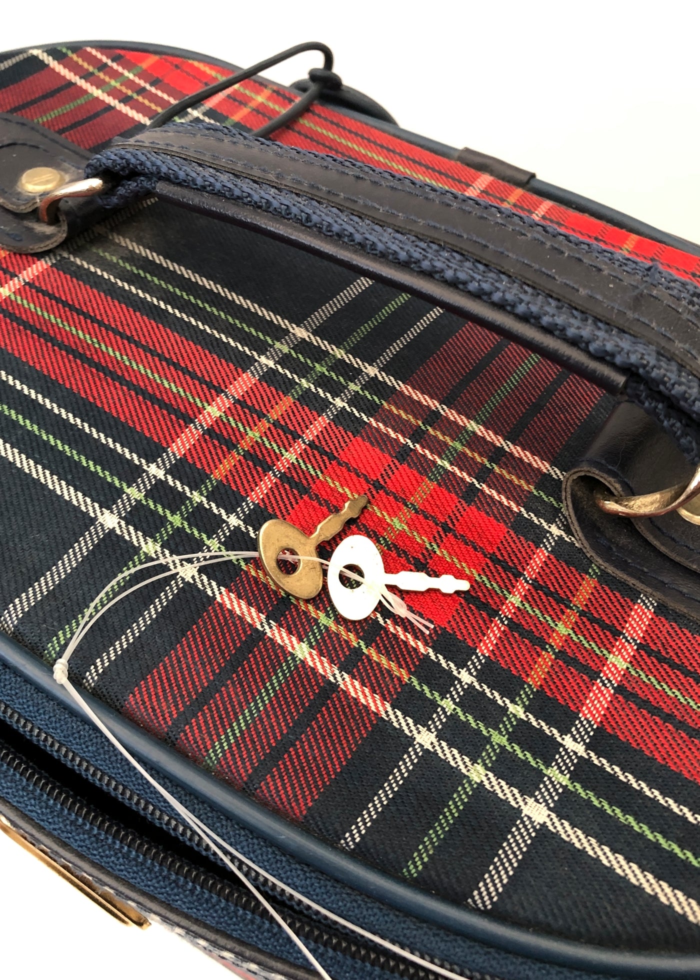 Vintage Constellation Tartan Vanity Case • Travel Flight Case