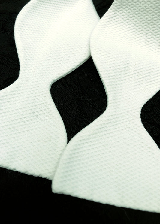 Vintage White Marcella Self Tie Thistle Bow Tie • Piqué 28.5"