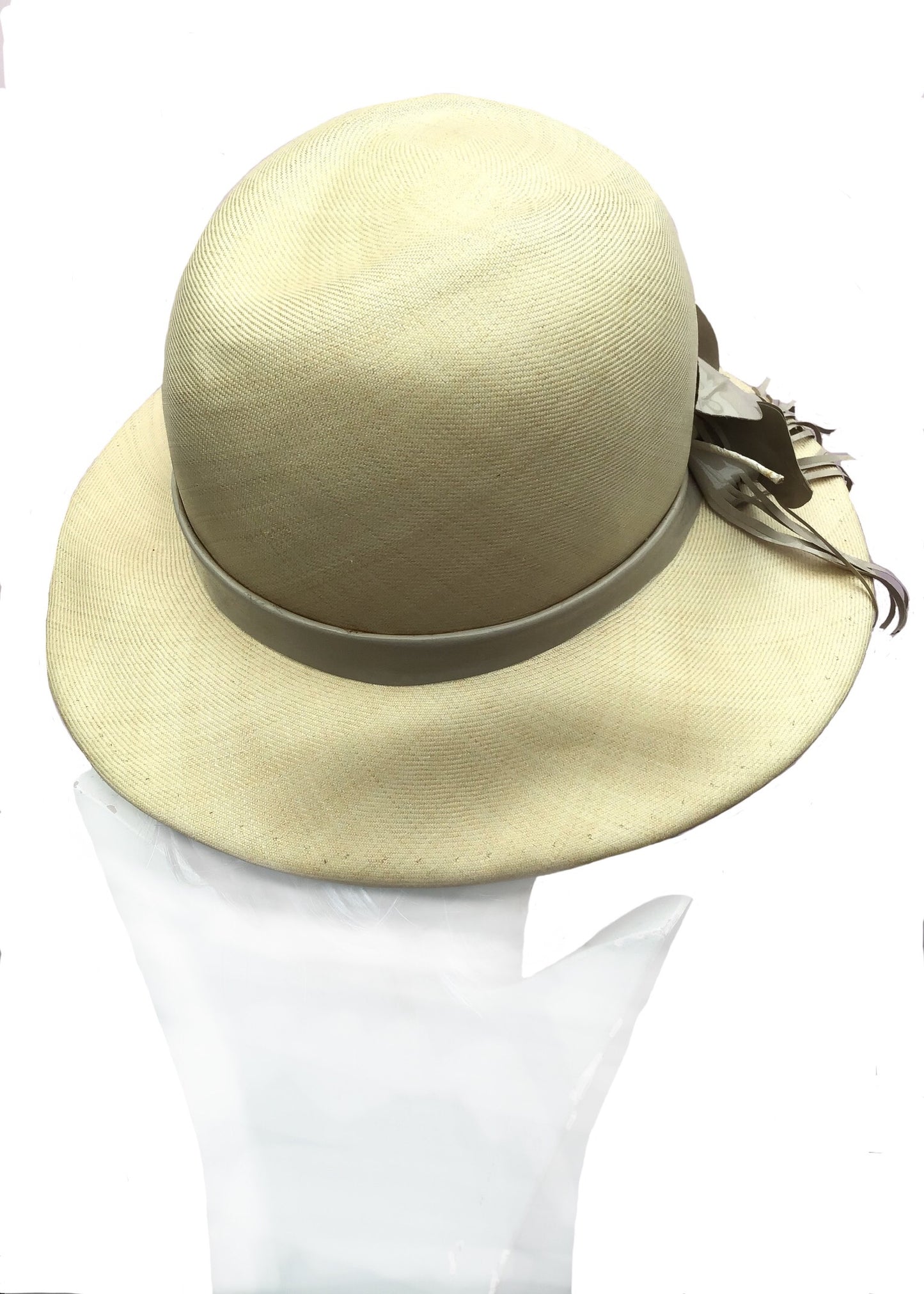 1970s Vintage Designer Phillip Somerville Straw Hat • Summer Hat