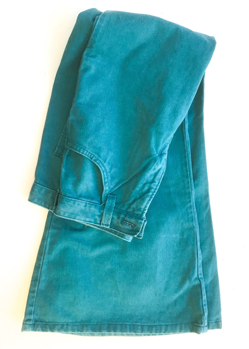 Bell Bottom Jean in Turquoise