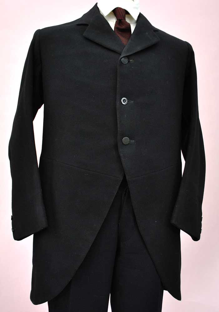 Men's Antique 1800s Sack Coat • Cutaway Frock Coat – Top Notch Vintage