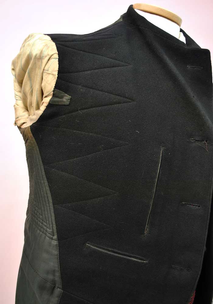 Men's Antique 1800s Sack Coat • Cutaway Frock Coat