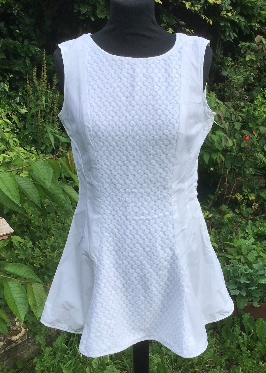 Vintage Teddy Tinling 1960s Tennis Dress | White Mini Dress