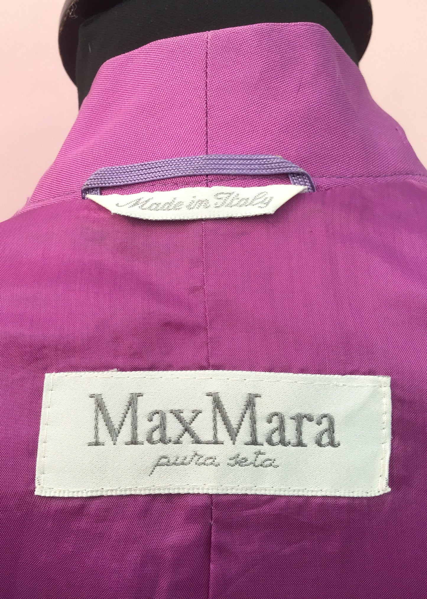 1990s Vintage Lilac Silk Shift Dress with Jacket • Mother of the Bride • MaxMara