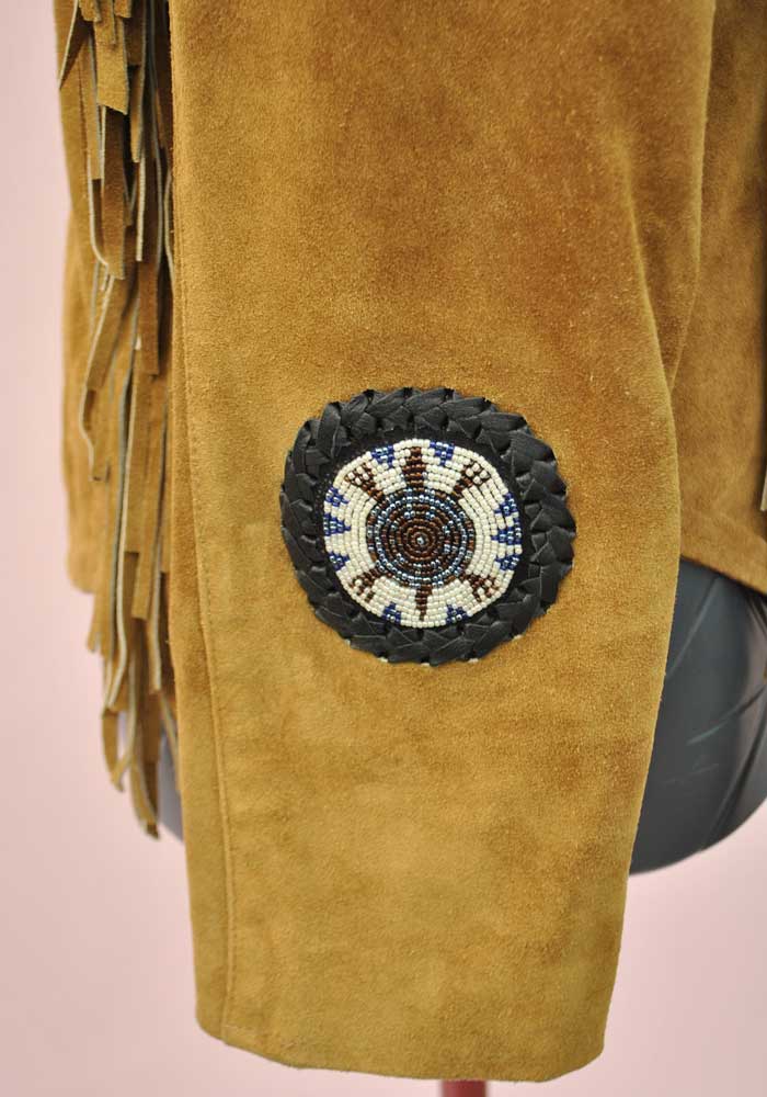 native american fringed jacket