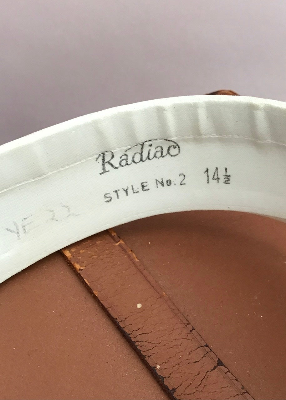 Vintage Radiac White Starched Detachable Collar | 14.5” | Style No2