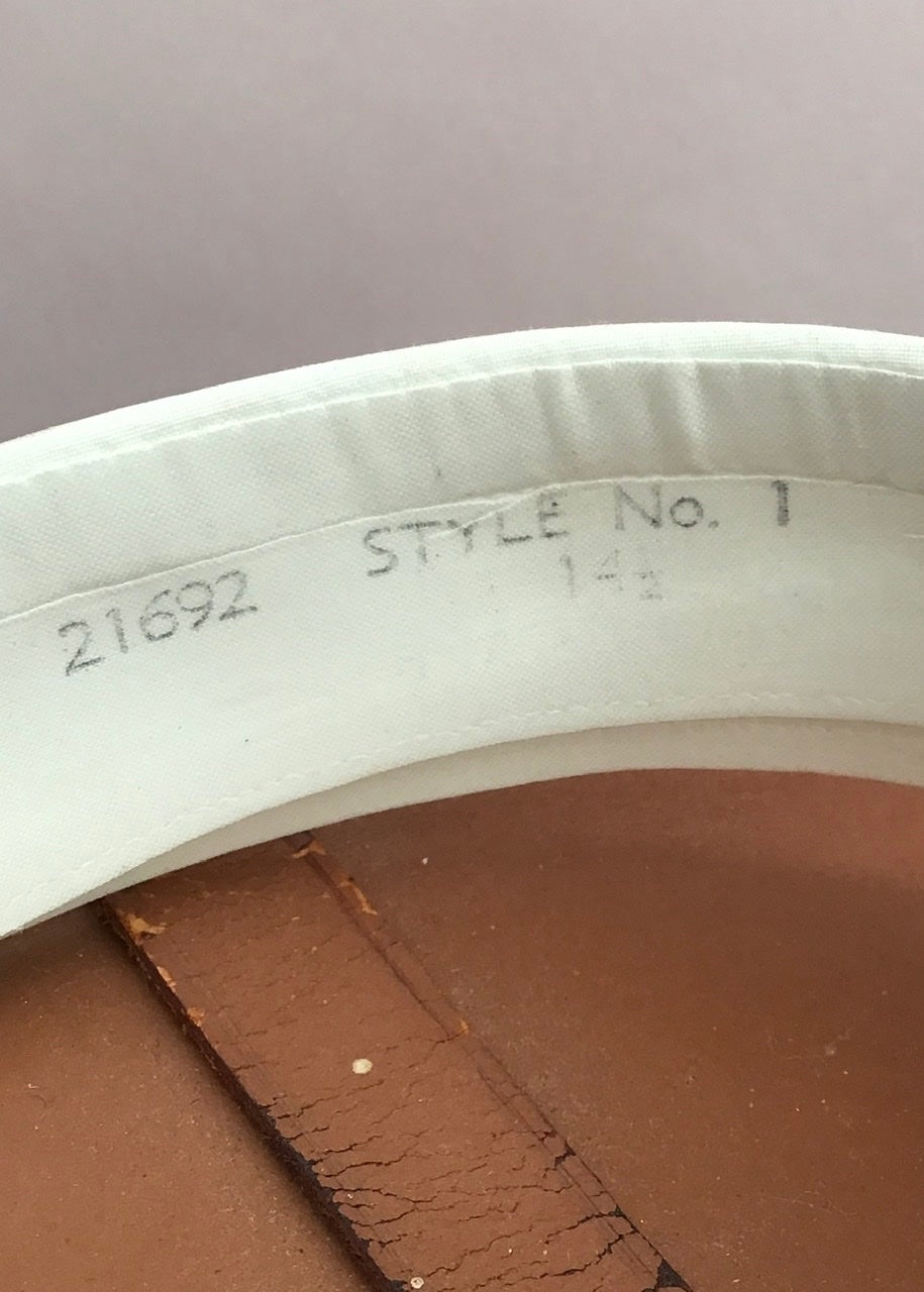 Vintage White Starched Detachable Collar | Somerset MFG Co Ltd | 14.5”