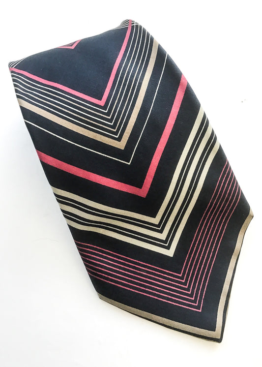 Vintage silk neck tie by the designer pierre balmain, 