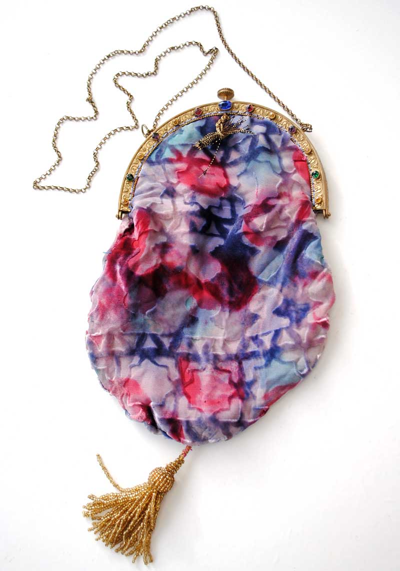 one of a kind, artisan art deco flapper purse