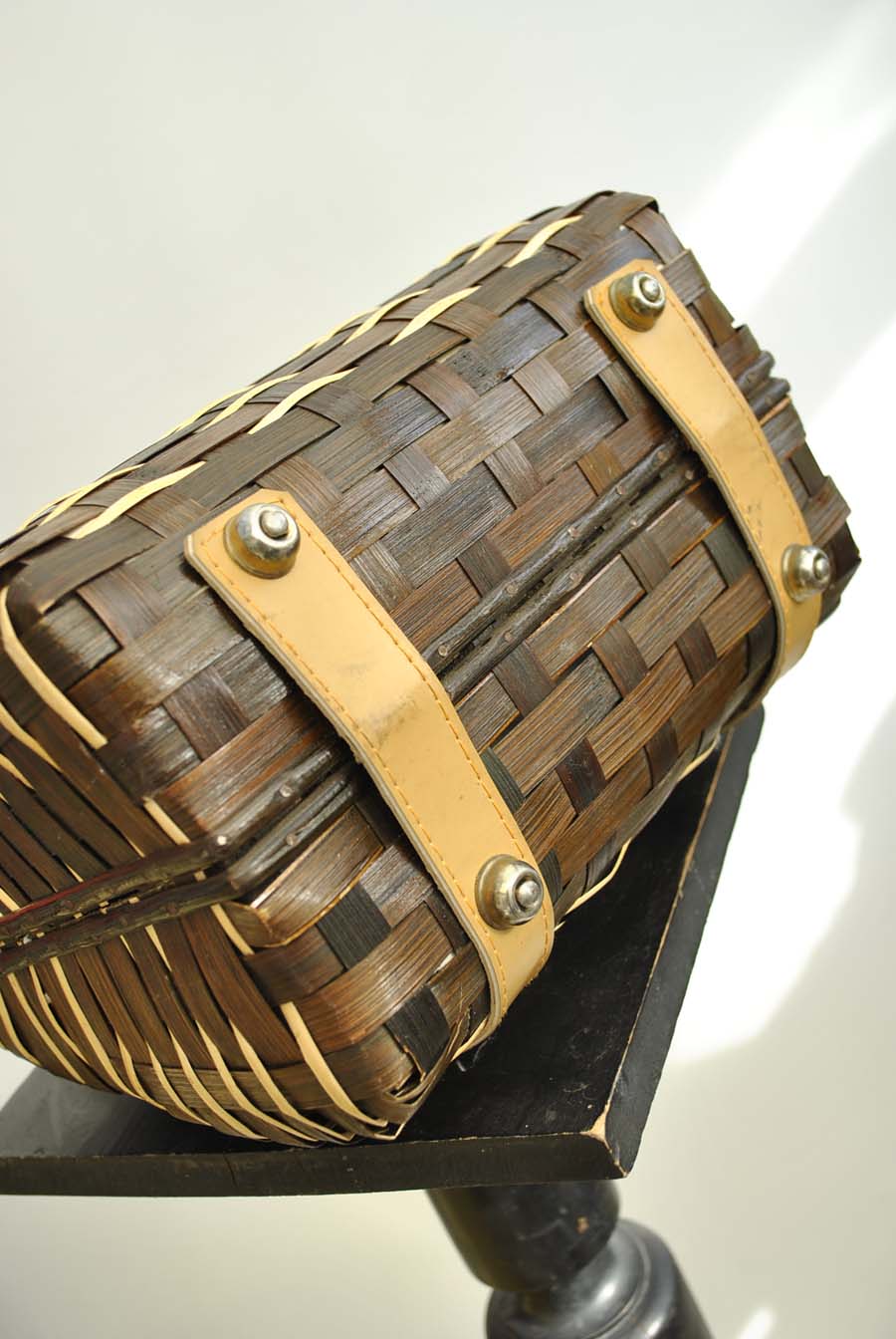 Vintage Bamboo Wicker Handbag