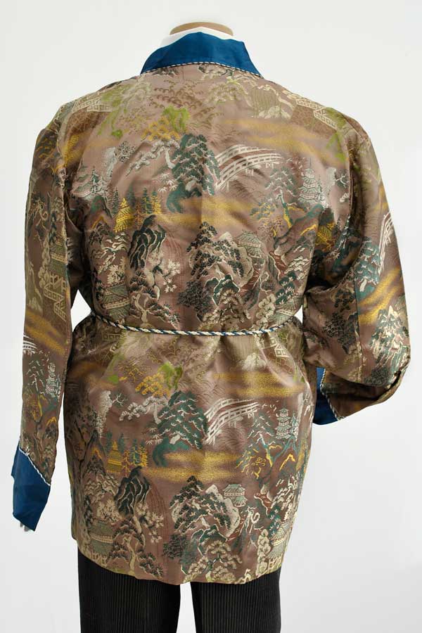 Silk smoking jacket on sale robe