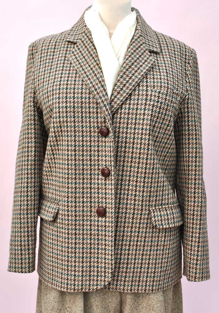 Women's Vintage Tweed Jacket • Dorothy Perkins • Size 12