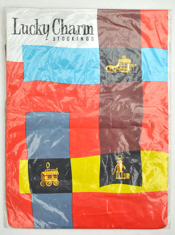 vintage lucky charm stockings in original packaging